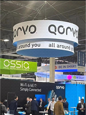 Aluminum Tube Sky Circle Pop Up Exhibition Display Circle Hanging Banner ISO9001