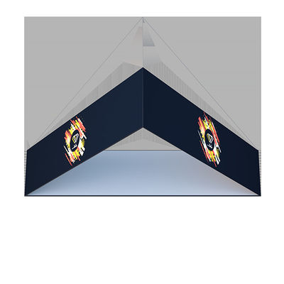 6ft 8ft Printed Bottom Pop Up Exhibition Stand Design Hanging Banners For Exhibitions