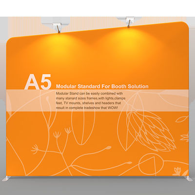 Single Double Sided 270gsm Custom Modular Displays Trade Show Banners And Stands