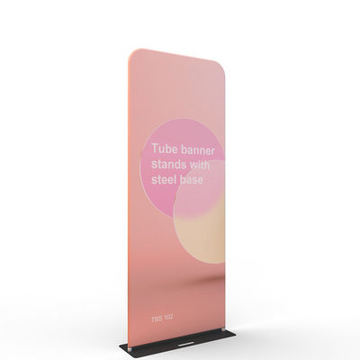 2ft Reusable Tension Fabric Banner Display Stand Event Roll Up Banner