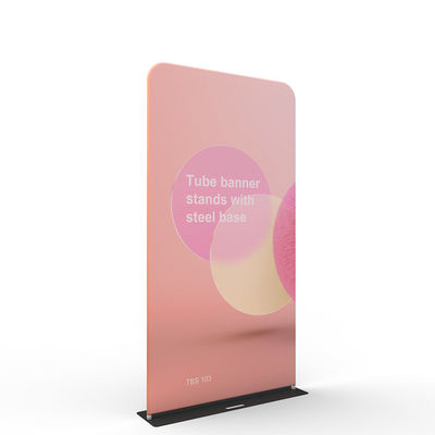 2ft Reusable Tension Fabric Banner Display Stand Event Roll Up Banner