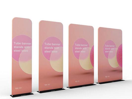 2ft Reusable Tension Fabric Banner Display Stand Event Roll Up Banner
