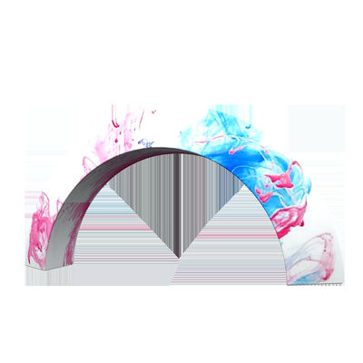 Single Sided Fabric Race Arch Display Stand Printed Exhibition Banners Archway