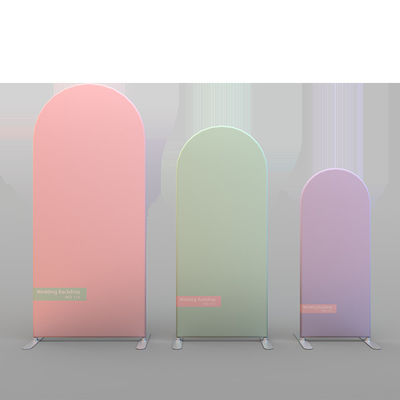 Portable Flower Curtain Backdrop Round Backdrop For Birthday Party Wedding