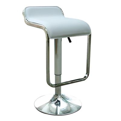 Lounge Hotel Trade Show Booth Furniture Gas Lift Bar Chair PU Pocated For Coffee Shop