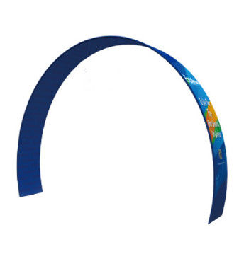 EZ Tube Arch Tension Fabric Balloon Arch Stand Round Metal Backdrop Display