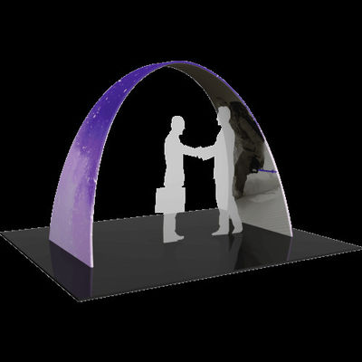 EZ Tube Arch Tension Fabric Balloon Arch Stand Round Metal Backdrop Display