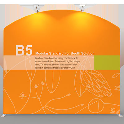 230gsm 30mm Modular Exhibition Display Promotional Booth Displays For Contractor Live