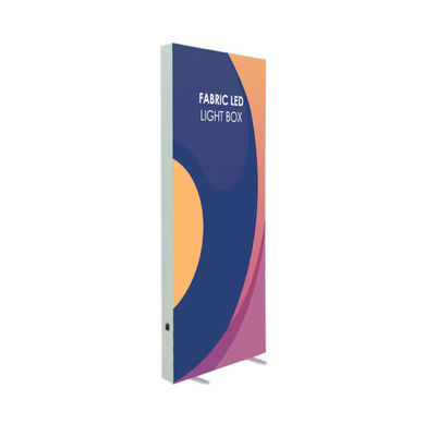 85 X 200cm Double Sided Pop Up Exhibition Display SEG Light Box For Trade Show