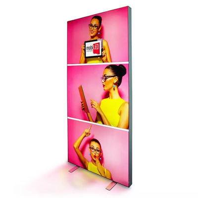 Frameless Textile SEG Light Box Aluminium Frame Led Light Box 800x2000x80mm