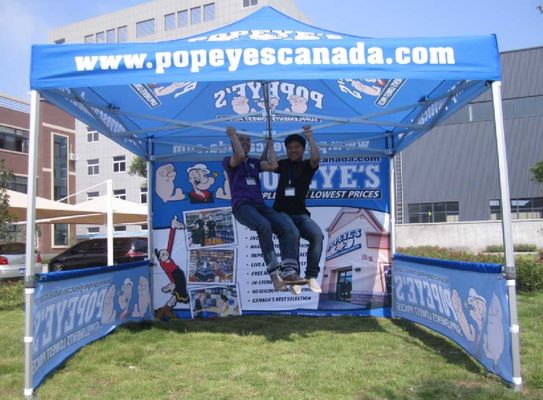 Custom Logo Printed Outdoor Canopy Tent Aluminum Outdoor Shelters 10x10