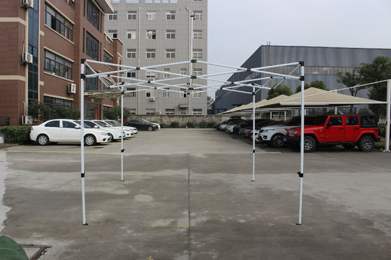Aluminium Adjustable Gazebo 10x10 Backyard Canopy Foldable Tent For Camping