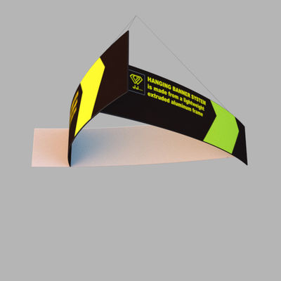 Suspended Trade Show Event Booth Hanging Display Signs Hanging Ceiling Banner