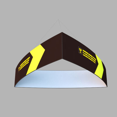60IN X 48IN Square Triangle Custom Drop Ceiling Signs Hanging Advertising Signs