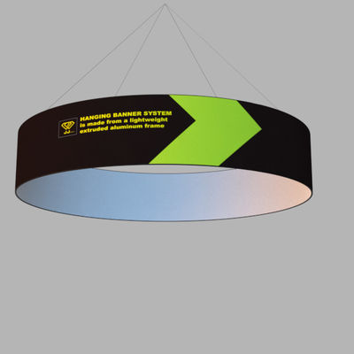 4FT X 1FT Pop Up Exhibition Display Single Sided Fabric Painting Ceiling Hanging Sign