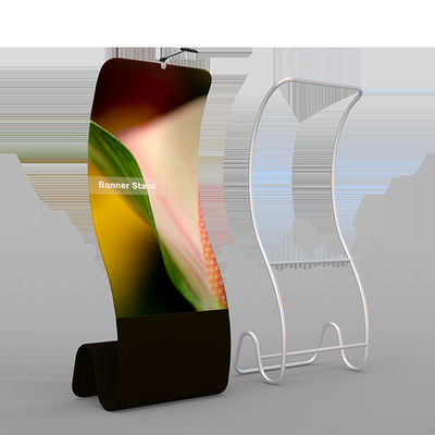 Reusable Trade Show Banner Stand Single Double Sided Fabric Printing  EZ Tube
