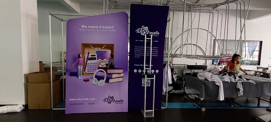 10ft Straight Curve Backdrop Banner Advertising Trade Show Booth Pull Up Banners