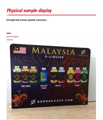 Advertising Telescopic Backdrop Banner Stand Detachable Exhibition Roller Banners 200cm