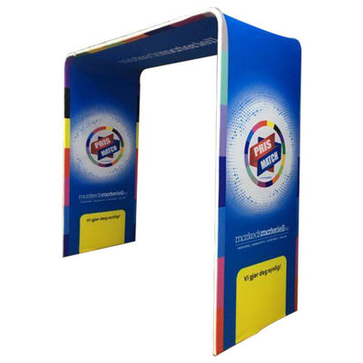 Tension Fabric Display Booth Single Balloon Stand Trade Show Arch Stand For Decoration
