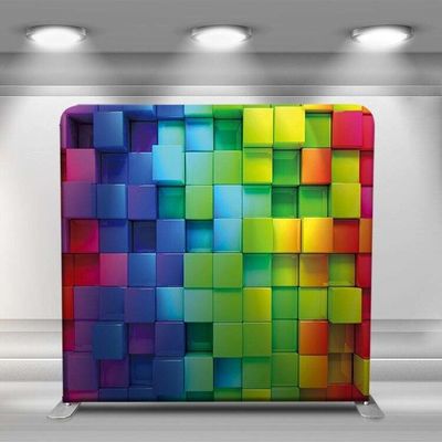 Tension Fabric Pillow Case Photo Backdrop Straight Durable Lightweight 7.6ft