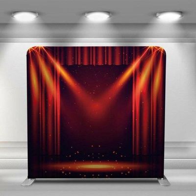 Tension Fabric Pillow Case Photo Backdrop Straight Durable Lightweight 7.6ft