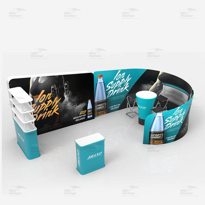 Portable Trade Show Exhibition Display Tension Fabric 20x20 Stands Booth