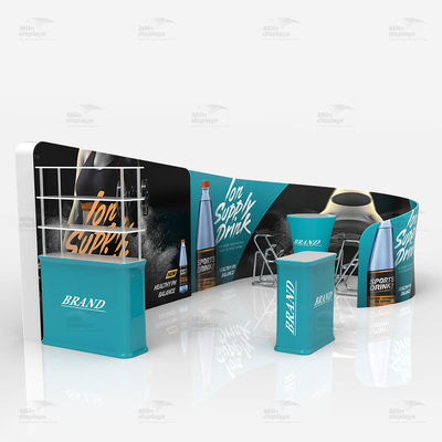 Custom Design Trade Show Exhibition Display Tension Fabric 10x20 Booth